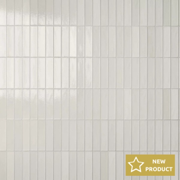 Brick 6x24 Italy 1st choice surface: Glossy Vanilla Lucido, hue: White Brick look tiles Brick 6x24 Italy 1st choice surface: Glossy Vanilla Lucido, hue: White Brick look tiles