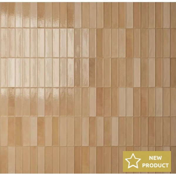 Brick 6x24 Italy 1st choice surface: Glossy lucido 0,85mm, hue: Beige Brick look tiles Brick 6x24 Italy 1st choice surface: Glossy lucido 0,85mm, hue: Beige Brick look tiles