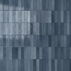 Brick 6x24 Italy 1st choice surface: Glossy, hue: Blue Brick look tiles