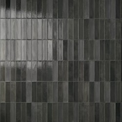 Τουβλάκι 6x24 Ιταλίας Α’ διαλογής επιφάνεια: Γυαλιστερή Lucido 8,5mm, απόχρωση: Μαύρο