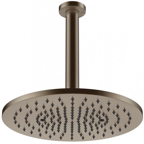 Κεφαλή ντους οροφής 30x30 από inox 1 ροής με βραχίονα 27,6cm, Coffee Bronze Brushed PVD, χρώμα: Καφέ επιφάνεια: Βουρτσισμένη Κεφαλές ντους Κεφαλή ντους οροφής 30x30 από inox 1 ροής με βραχίονα 27,6cm, Coffee Bronze Brushed PVD, χρώμα: Καφέ επιφάνεια: Βουρτσισμένη Κεφαλές ντους