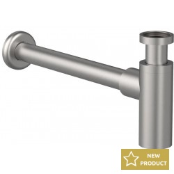 Sink siphon material: Inox surface: Brushed, color: Chrome Siphons