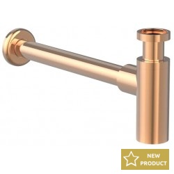 Sink siphon material: Brass surface: Glossy, color: Pink Gold Siphons