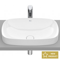 Washbasin Built-in 55x37x7,5 material: Porcelain Without hole Without overflow, color: White surface: Glossy Built-in