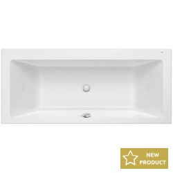 Bathtub Free standing/ Built-in 170x80 material: Acrylic surface: Glossy, color: White no grab bars Free standing/ Built-in