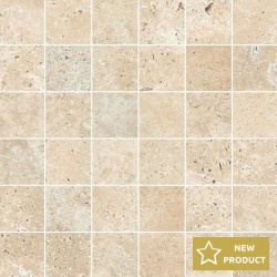 Mosaic 5x5 Italy, shape: Square 1st choice, hue: Beige Mosaics