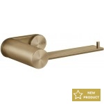 Paper holder no cover material: Brass, color: Bronze surface: Brushed Toilet paper holders