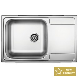 Sink Stainless (Steel) 79x50 material: Inox surface: Matt left / right nested 1 bowl, color: Chrome Stainless steel