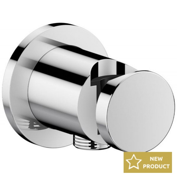 Shower holder Fixed With Outlet elbow material: Brass, color: Chrome surface: Glossy Shower holders Shower holder Fixed With Outlet elbow material: Brass, color: Chrome surface: Glossy Shower holders