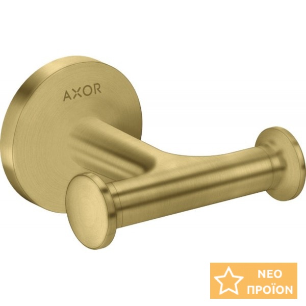 Άγκιστρο από ορείχαλκο διπλό Brushed Brass, χρώμα: Χρυσό επιφάνεια: Βουρτσισμένη Άγκιστρα Άγκιστρο από ορείχαλκο διπλό Brushed Brass, χρώμα: Χρυσό επιφάνεια: Βουρτσισμένη Άγκιστρα