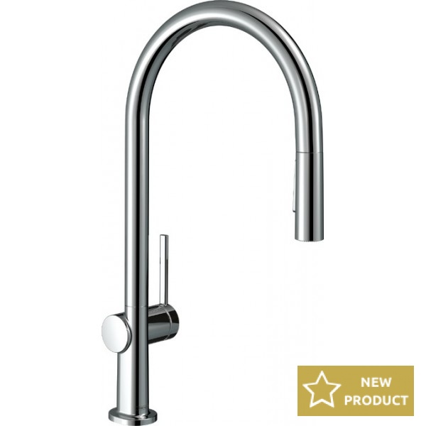 Kitchen tap Deck-mounted material: Brass With Pull-Out Spray 2 jets, color: Chrome surface: Glossy Deck-mounted Kitchen tap Deck-mounted material: Brass With Pull-Out Spray 2 jets, color: Chrome surface: Glossy Deck-mounted