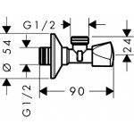 Switch material: Brass, color: Chrome surface: Glossy Angle valves Switch material: Brass, color: Chrome surface: Glossy Angle valves