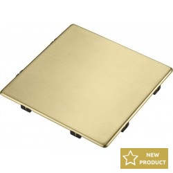 Valve Cover material: Inox, color: Gold Drains - Siphons
