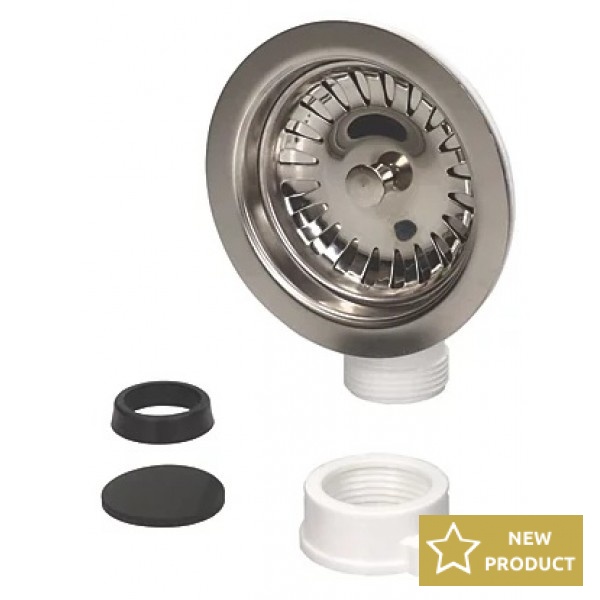 Overflow material: Brass, color: Chrome Drains - Siphons Overflow material: Brass, color: Chrome Drains - Siphons
