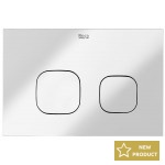 Flush wall plates for concealed cistern dual flush valve material: ABS Mechanical with string, color: Chrome surface: Glossy Flush plates Flush wall plates for concealed cistern dual flush valve material: ABS Mechanical with string, color: Chrome surface: Glossy Flush plates