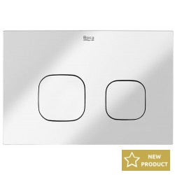 Flush wall plates for concealed cistern dual flush valve material: ABS Mechanical with string, color: Chrome surface: Glossy Flush plates