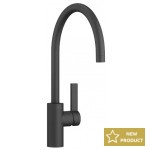 Kitchen tap Deck-mounted material: Brass, color: Black surface: Matt Deck-mounted