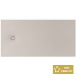 Shower tray Rectangular 140x80x3,1 material: Artificial stone, color: Beige surface: Matt Rectangular