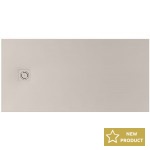 Shower tray Rectangular 120x80x2,9 material: Artificial stone, color: Beige surface: Matt Rectangular