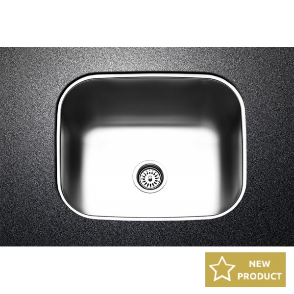 Sink Stainless (Steel) 52,5x42,5 material: Inox surface: Matt free Undermount 1 bowl, color: Chrome Stainless steel