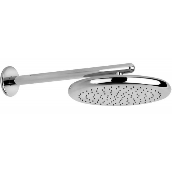 Shower head Wall-mounted 30,6x30,6 material: Brass, style: 1 spray, color: Chrome surface: Glossy Overhead showers