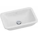 Washbasin Under counter 45x28 material: Porcelain (51x34) Without overflow, color: White surface: Glossy Under counter