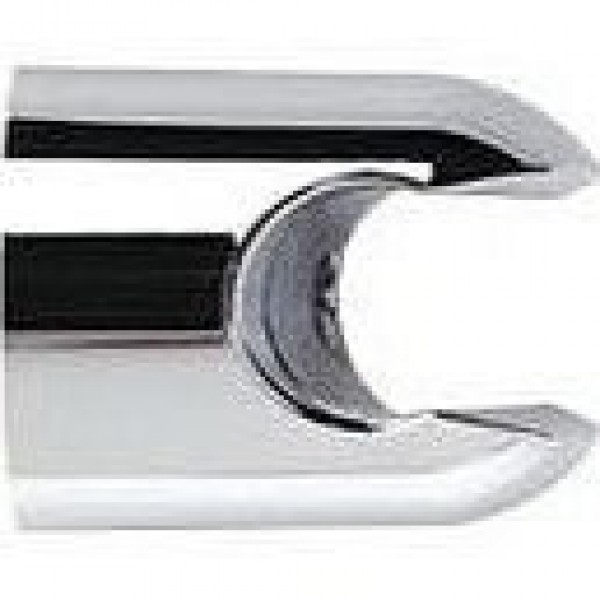 Στήριγμα ντους σταθερό από ABS διάμετρος Φ40mm, χρώμα: Χρωμέ επιφάνεια: Γυαλιστερή Στηρίγματα ντους