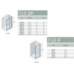 Shower enclosure Rectangle 114x78x195 6mm sliding 2P114 & F78 (114-120/78-81), Crystal Clear, transparent crystal glass surface: Glossy, color: Chrome Rectangular Shower enclosure Rectangle 114x78x195 6mm sliding 2P114 & F78 (114-120/78-81), Crystal Clear, transparent crystal glass surface: Glossy, color: Chrome Rectangular
