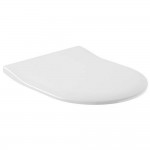 Κάλυμμα λεκάνης soft closing Wrapover Quick Release, 43,9x37,4x4,3cm White Alpin slim, χρώμα: Λευκό Καλύμματα