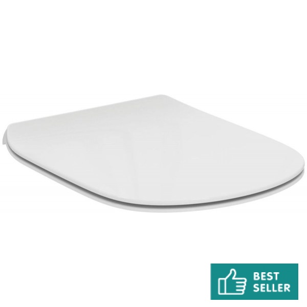 Κάλυμμα λεκάνης soft closing Sandwich slim, χρώμα: Λευκό Καλύμματα