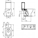 Flushing cistern Low level pressure, color: White Close-coupled toilets cisterns Flushing cistern Low level pressure, color: White Close-coupled toilets cisterns