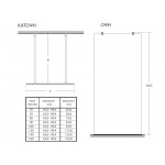 Shower enclosure Linear 113,8x202,5 8mm fixed 120 double entrance, Ideal Clean, 2 vertical brackets, transparent crystal glass surface: Glossy, color: Chrome Linear Shower enclosure Linear 113,8x202,5 8mm fixed 120 double entrance, Ideal Clean, 2 vertical brackets, transparent crystal glass surface: Glossy, color: Chrome Linear