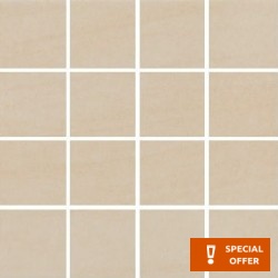 Ψηφίδα 7x7 Ισπανίας, σχήμα: Τετράγωνο Α’ διαλογής επιφάνεια: Ματ, απόχρωση: Μπεζ Ψηφίδες