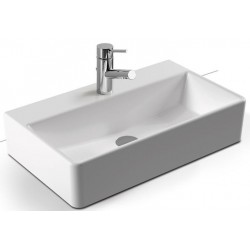 Washbasin Free standing 60x35x14 material: Porcelain With one hole Without overflow, color: White surface: Glossy Free standing