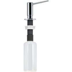 Dispenser με δοχείο 250ml από ορείχαλκο επιφάνεια: Γυαλιστερή, χρώμα: Χρωμέ Dispenser