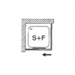 Shower enclosure Rectangle 98x76,5x195 6mm sliding S00&F80 (98,5-104/76,5-81,5) polished aluminium frames, transparent crystal glass surface: Glossy, color: Chrome Rectangular Shower enclosure Rectangle 98x76,5x195 6mm sliding S00&F80 (98,5-104/76,5-81,5) polished aluminium frames, transparent crystal glass surface: Glossy, color: Chrome Rectangular