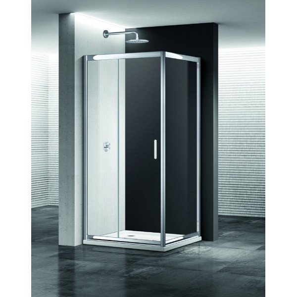 Shower enclosure Rectangle 98x76,5x195 6mm sliding S00&F80 (98,5-104/76,5-81,5) polished aluminium frames, transparent crystal glass surface: Glossy, color: Chrome Shower enclosure Rectangle 98x76,5x195 6mm sliding S00&F80 (98,5-104/76,5-81,5) polished aluminium frames, transparent crystal glass surface: Glossy, color: Chrome