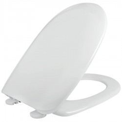 Toilet-seat, style: Sandwich, color: White Toilet seats & covers