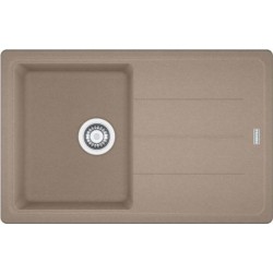 Sink Granite 78x50 left / right nested 1 bowl, color: Brown Granite