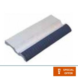 Επιχείλια πισίνας 12,5x25 Ιταλίας White/Blu Α’ διαλογής, απόχρωση: Λευκό/Μπλε Ειδικά τεμάχια