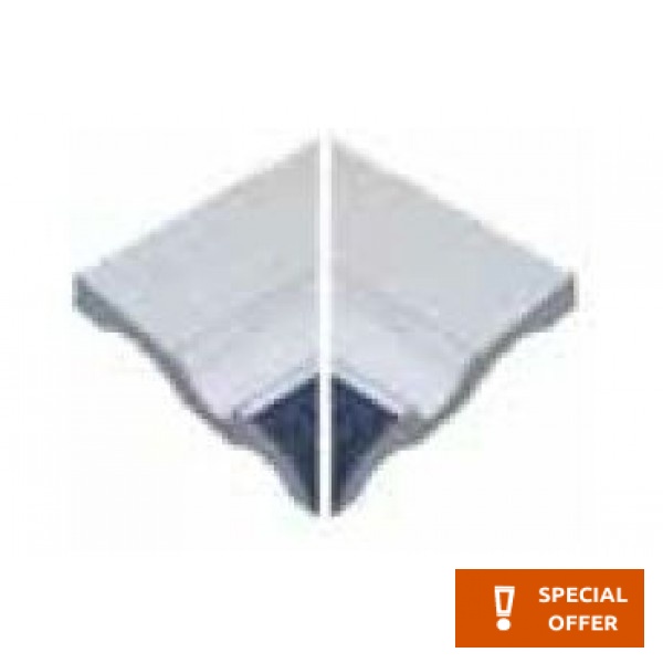 Pool corner tile (Angolo) 12,5x12,5 Italy 1st choice White/Blu, hue: White/Blue Special pieces Pool corner tile (Angolo) 12,5x12,5 Italy 1st choice White/Blu, hue: White/Blue Special pieces