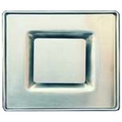 Σχάρα & Πλαίσιο από inox 12x12, χρώμα: Χρωμέ