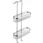 Sponge box material: Brass Double Hanging, color: Chrome surface: Glossy Shower baskets