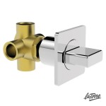 Diverter for concealed shower tap Wall-mounted complete 3 way material: Brass, color: Chrome surface: Glossy Diverter for concealed shower tap Wall-mounted complete 3 way material: Brass, color: Chrome surface: Glossy