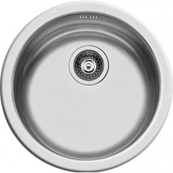 Νεροχύτης ανοξείδωτος 45x45 από inox επιφάνεια: Γυαλισμένη χωρίς πάγκο ένθετος 1 γούρνα, χρώμα: Χρωμέ Ανοξείδωτοι