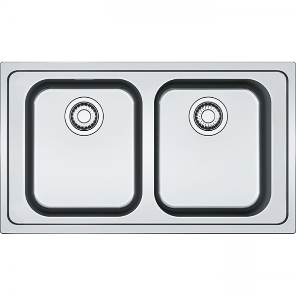 Νεροχύτης ανοξείδωτος 86x50x20,7 από inox επιφάνεια: Λεία ματ χωρίς πάγκο ένθετος 2 γούρνες Stainless Steel Brushed, χρώμα: Χρωμέ Ανοξείδωτοι Νεροχύτης ανοξείδωτος 86x50x20,7 από inox επιφάνεια: Λεία ματ χωρίς πάγκο ένθετος 2 γούρνες Stainless Steel Brushed, χρώμα: Χρωμέ Ανοξείδωτοι