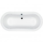 Bathtub Free standing/ Built-in 175x80 material: Quaryl surface: Glossy, color: White no grab bars