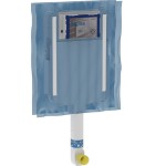 Καζανάκι εντοιχιζόμενο επιδαπέδιας λεκάνης & αντάπτορας, Υ 82cm x Π cm Εντοιχιζόμενα για επιδαπέδια λεκάνη