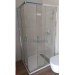Καμπίνα ντουζιέρας ορθογώνια 100x80x180 5mm συρόμενη επιφάνεια: Γυαλιστερή, χρώμα: Χρωμέ Ορθογώνιες Καμπίνα ντουζιέρας ορθογώνια 100x80x180 5mm συρόμενη επιφάνεια: Γυαλιστερή, χρώμα: Χρωμέ Ορθογώνιες