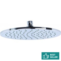 Κεφαλή ντους επίτοιχος τύπος / οροφής 25x25x5,7 από ορείχαλκο 1 ροής, χρώμα: Χρωμέ επιφάνεια: Γυαλιστερή Κεφαλές ντους